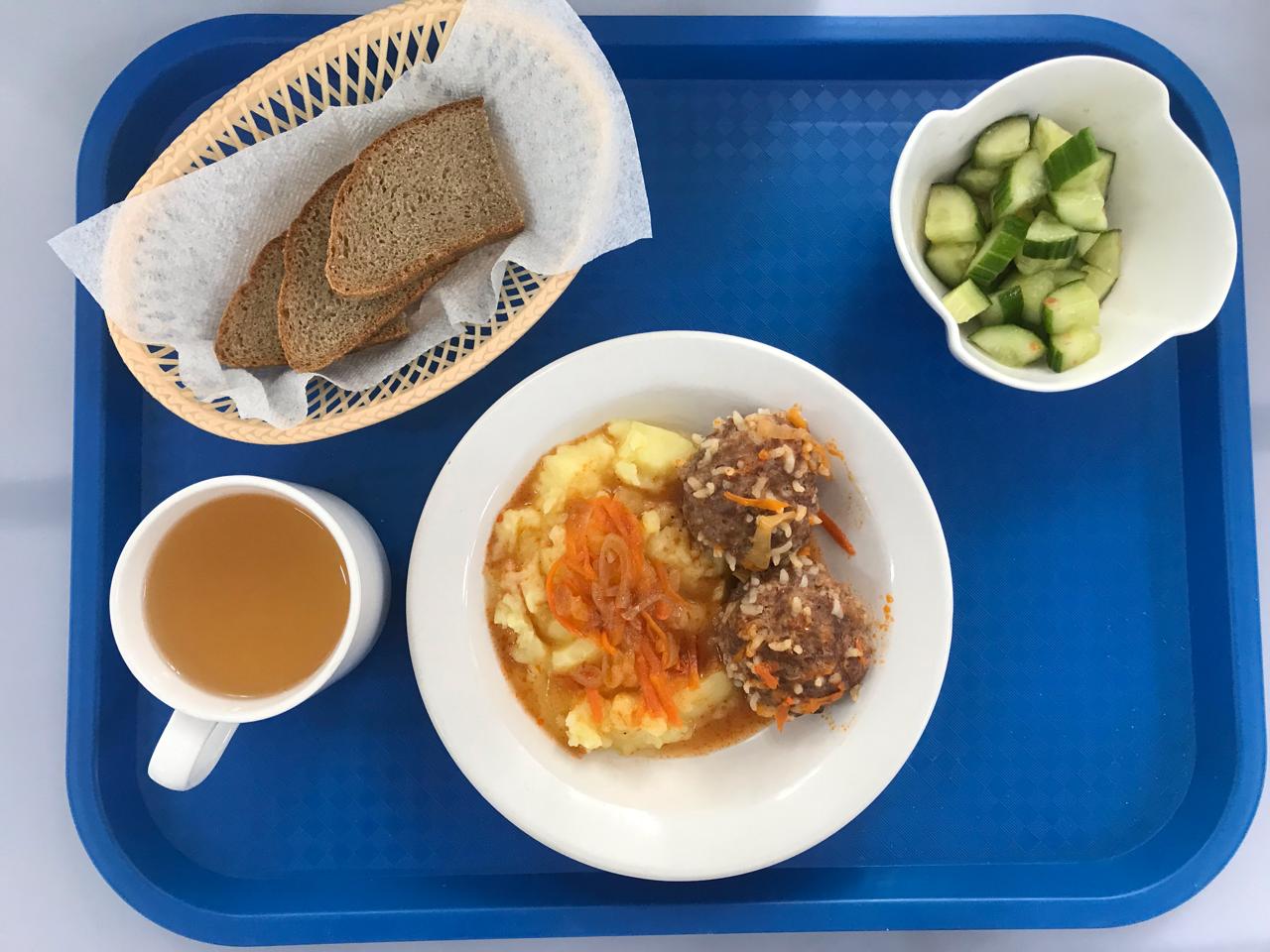 Күнделікті тегін тамақтанатын оқушылардың ас мәзірі