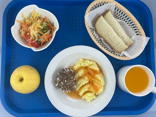 Күнделікті тегін тамақтанатын оқушылардың ас мәзірі