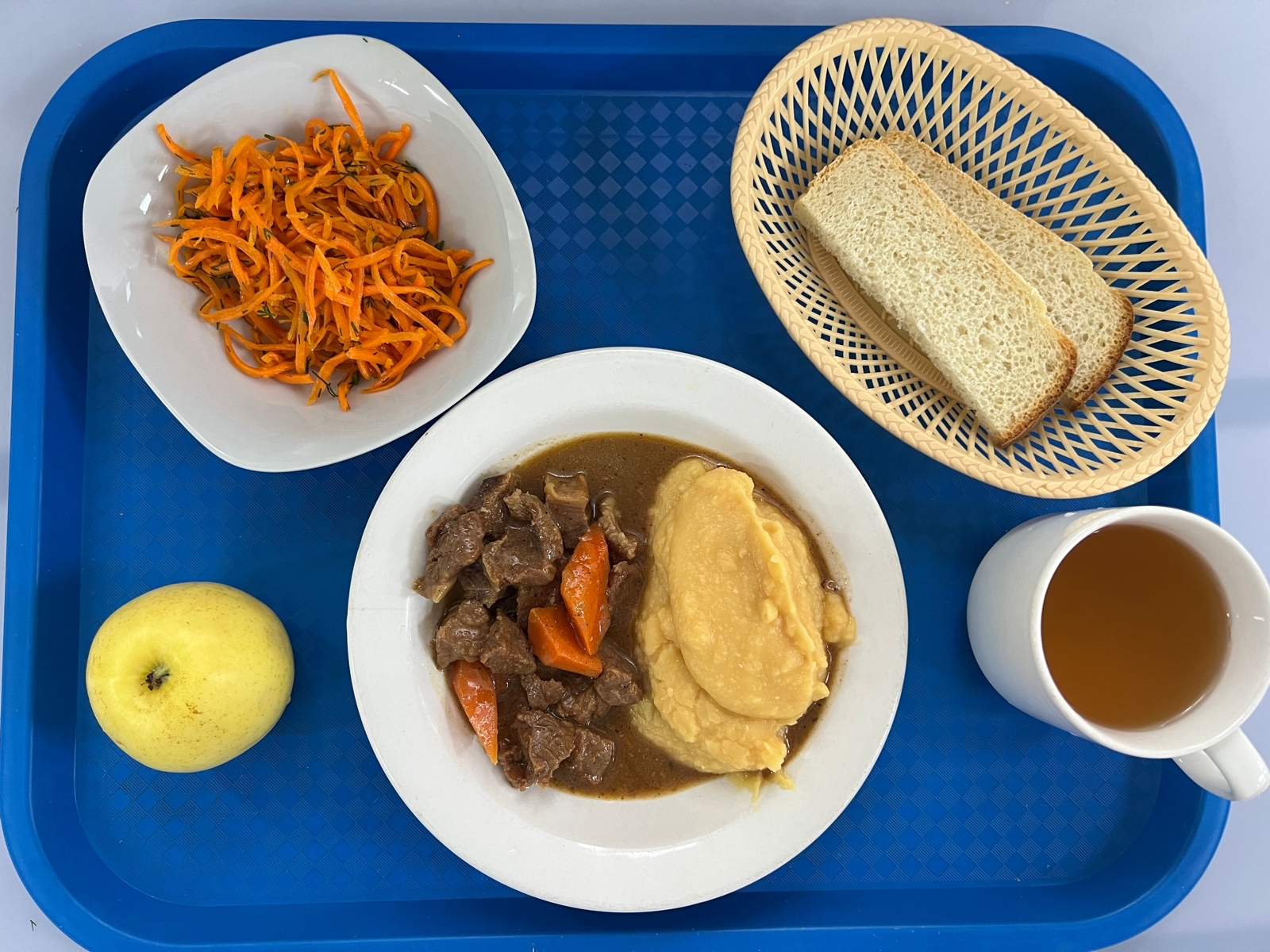 Күнделікті тегін тамақтанатын оқушылардың ас мәзірі