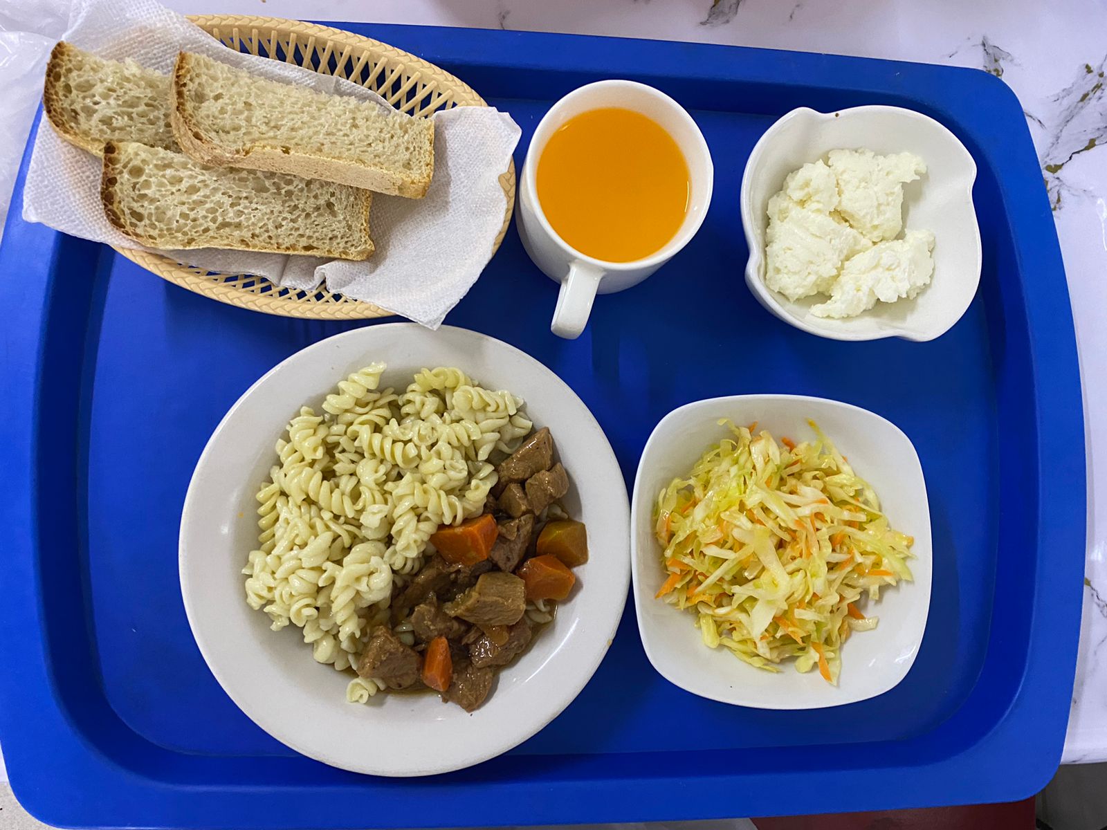 Күнделікті тегін тамақтанатын оқушылардың ас мәзірі