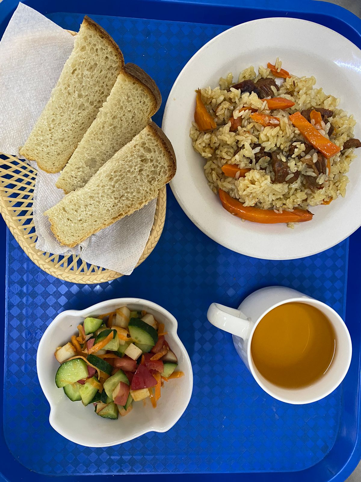 Күнделікті тегін тамақтанатын оқушылардың асмәзірі