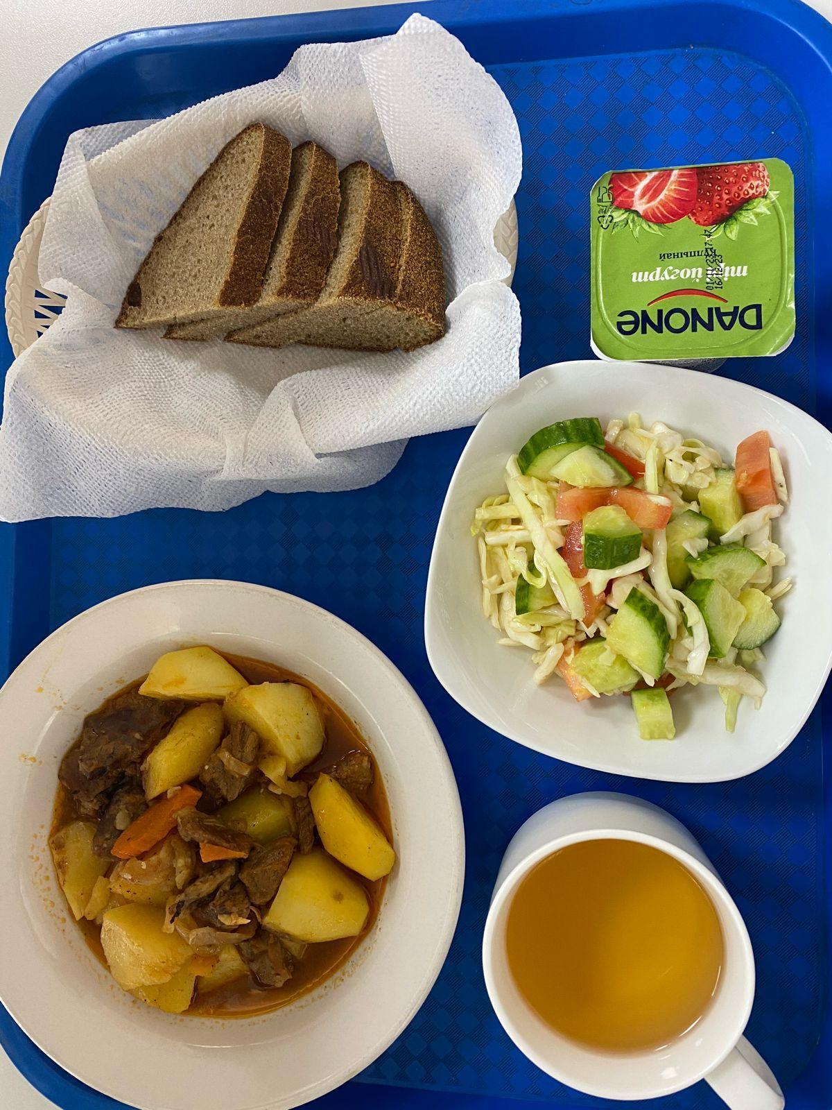 Күнделікті тегін тамақтанатын оқушылардың ас мәзірі